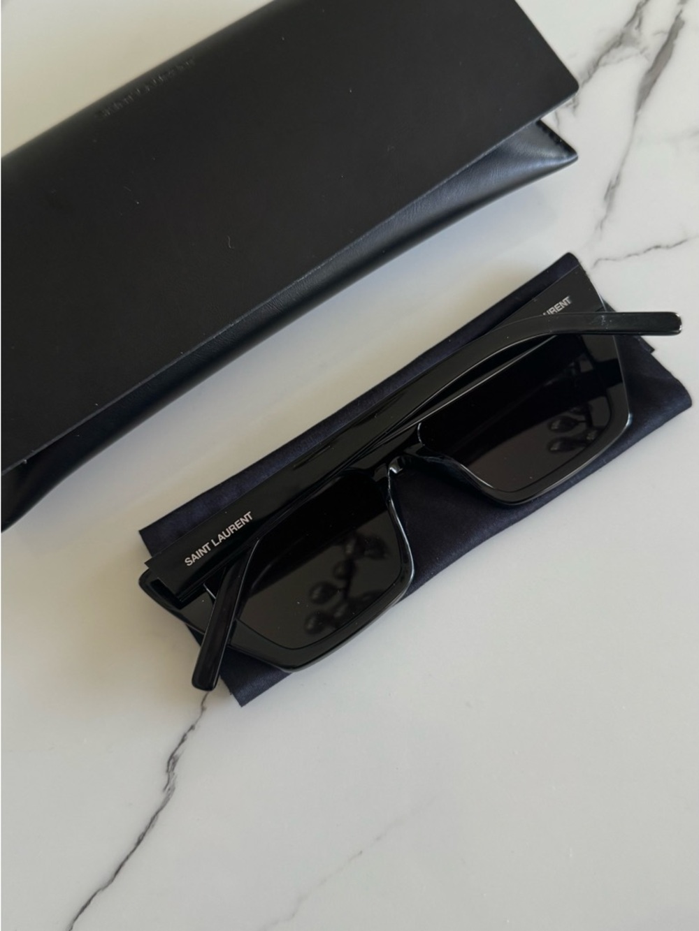 SAINT LAURENT Grey Cat Eye Ladies
Sunglasses SL 276 MICA 001 53 
❤️Authentic!!! - Picture 2 of 10